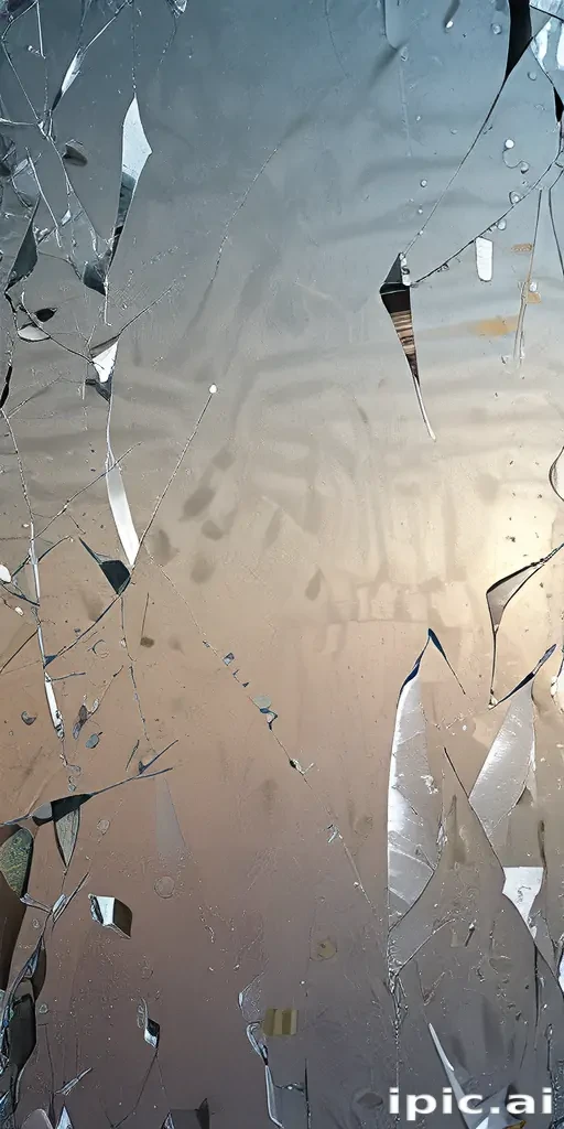 wallpaper broken glass