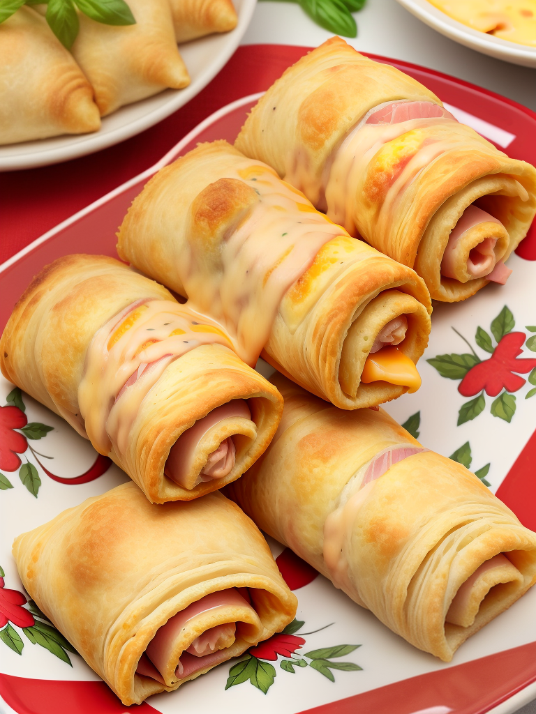 ham and cheese pizza rolls