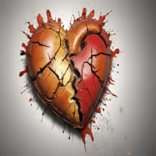 broken heart background