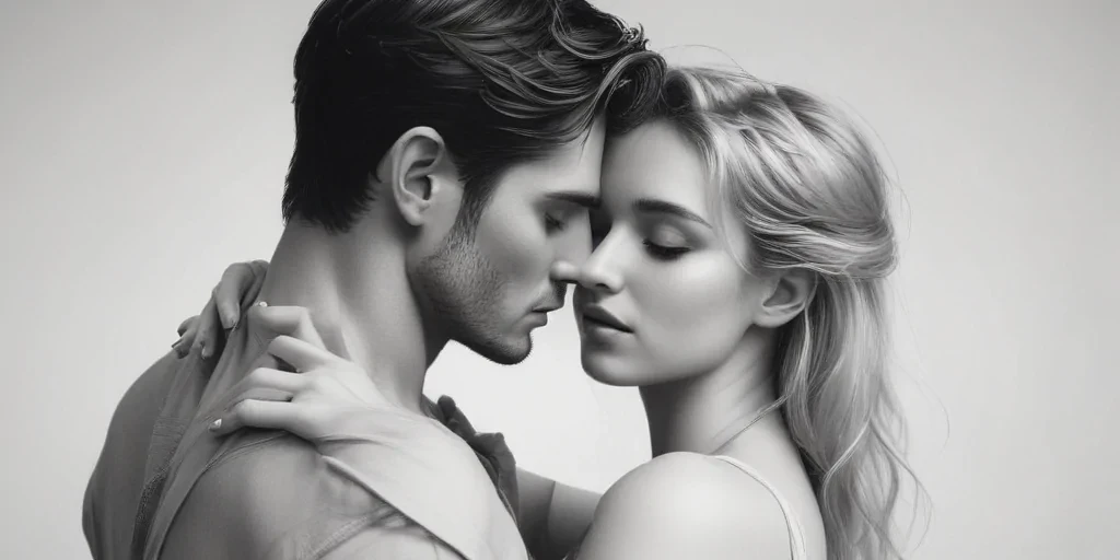 couple drawing poses