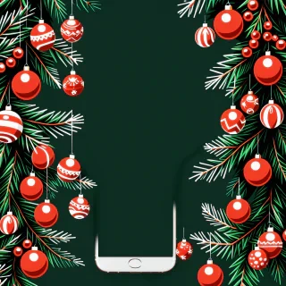 aesthetic christmas wallpaper for phone