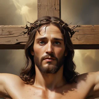 picture of jesus on cross
