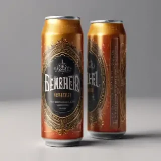 beer can mockup