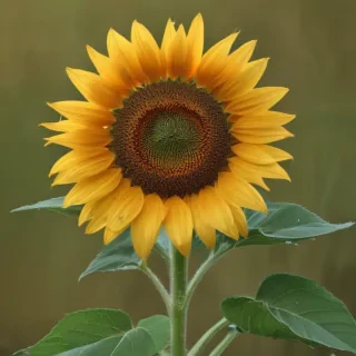 sunflower outline