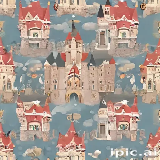 castle in cartoon