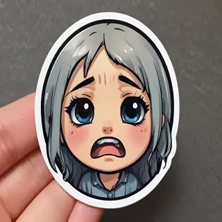crying sticker