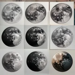 aesthetic moon drawings