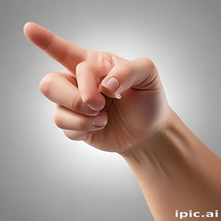 pointing finger png