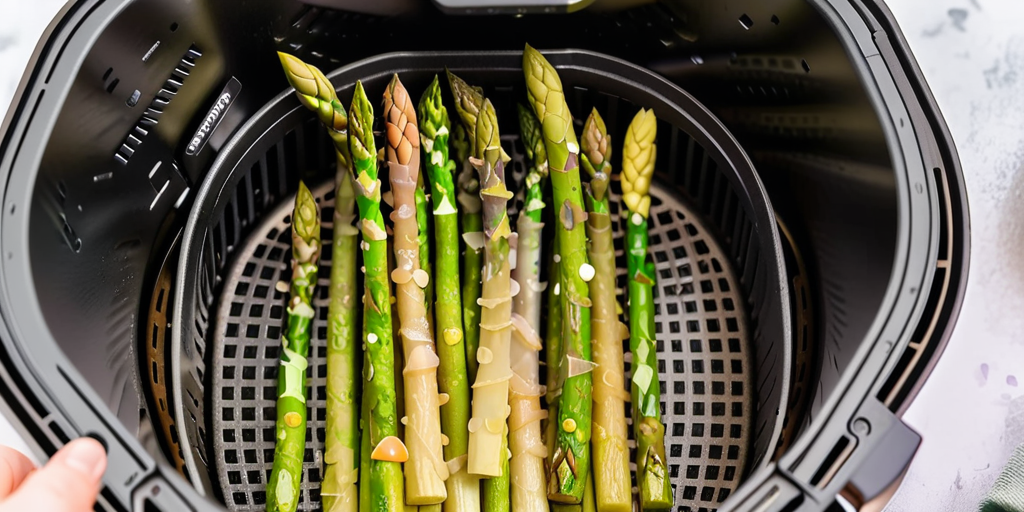 frozen asparagus in air fryer