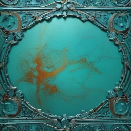 turquoise background