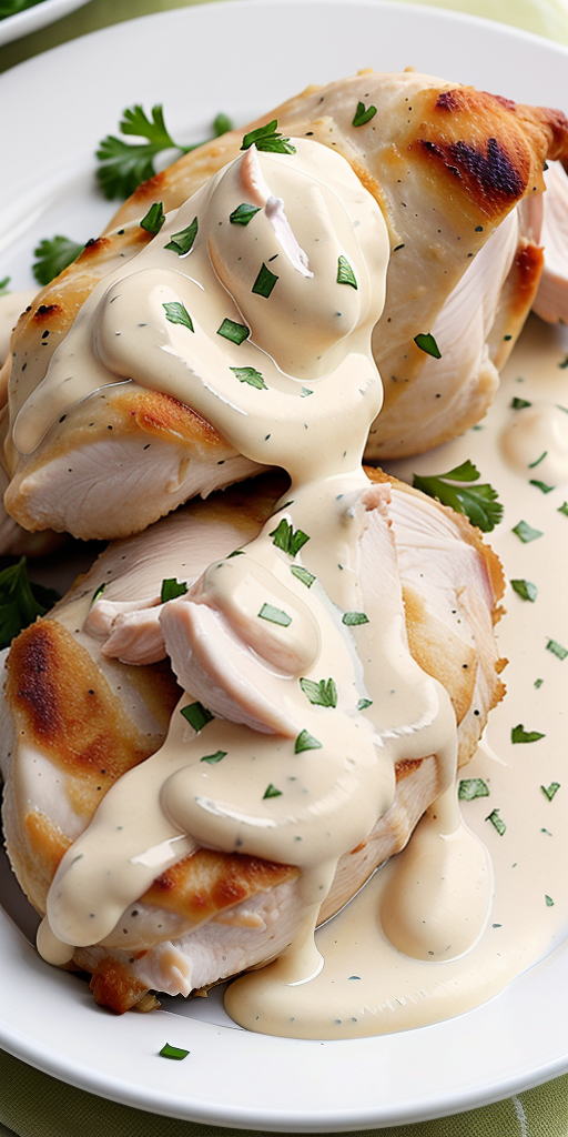 chicken with cream cheese sauce