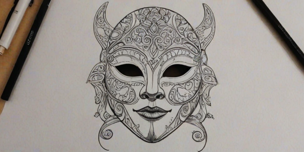 mask drawing