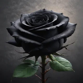 black rose picture