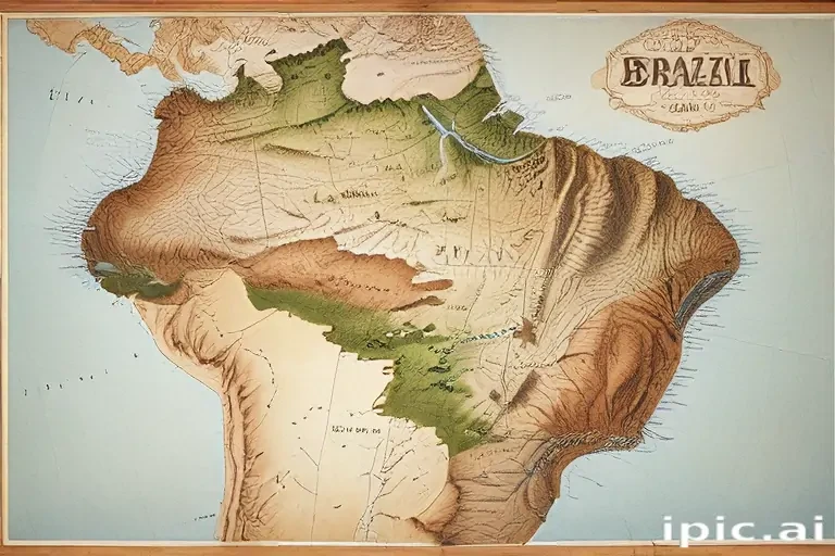 map of brazil