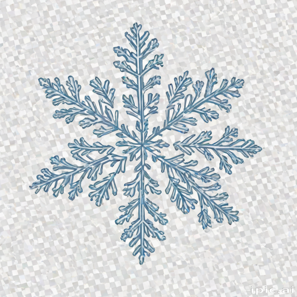 transparent background snowflake clipart