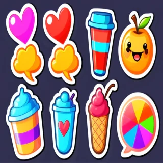 stickers clipart