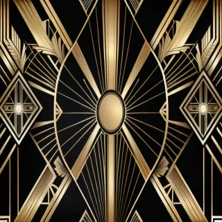 art deco background