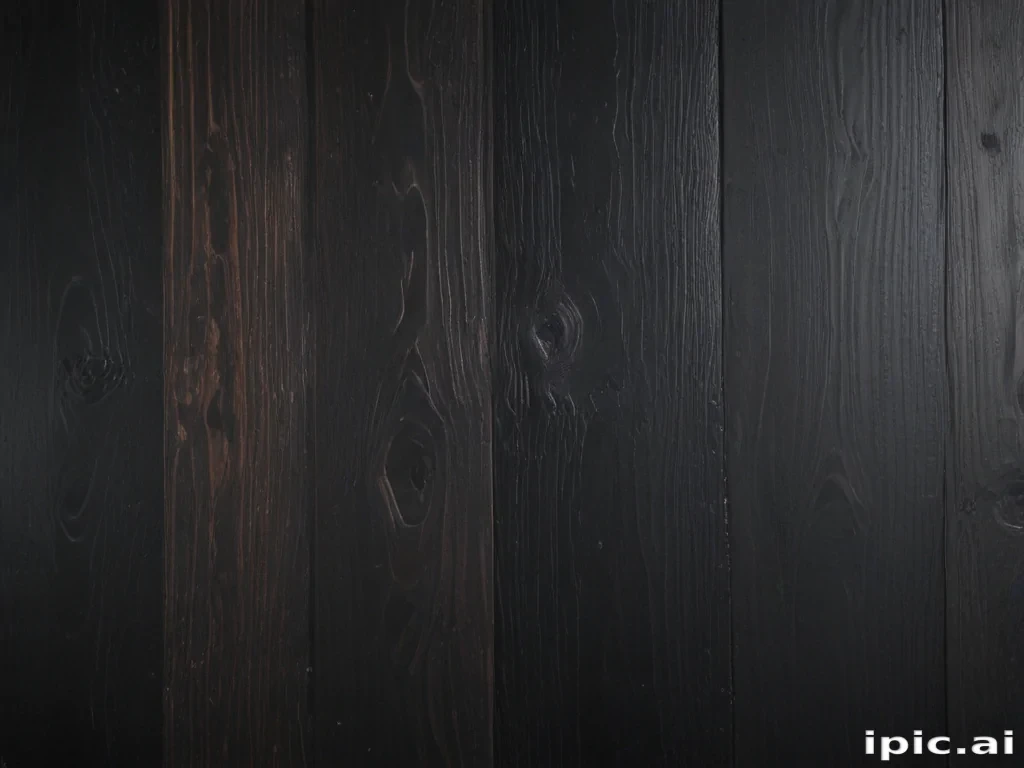 wooden texture black