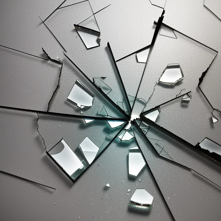 broken glass texture