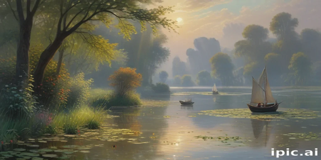 monet painting wallpaper