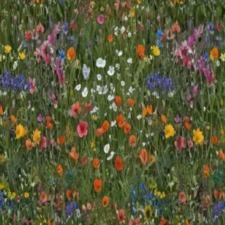 wildflowers transparent background