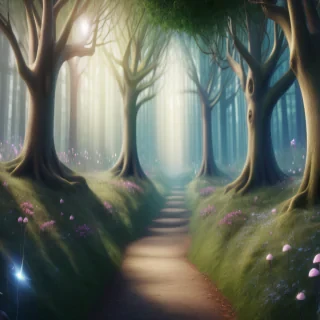 enchanted forest background