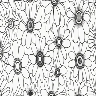 aesthetic flower line art