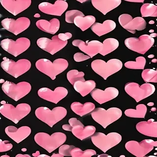 pink hearts png