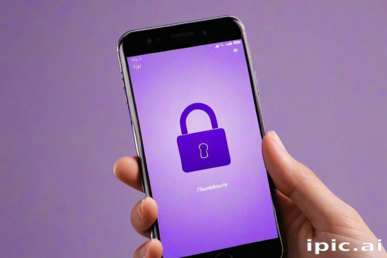 purple lock screen