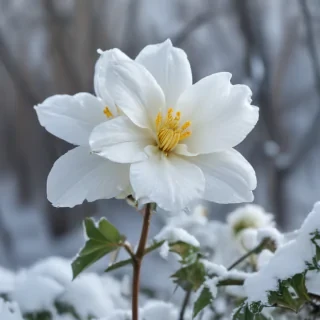 winter flower wallpaper background