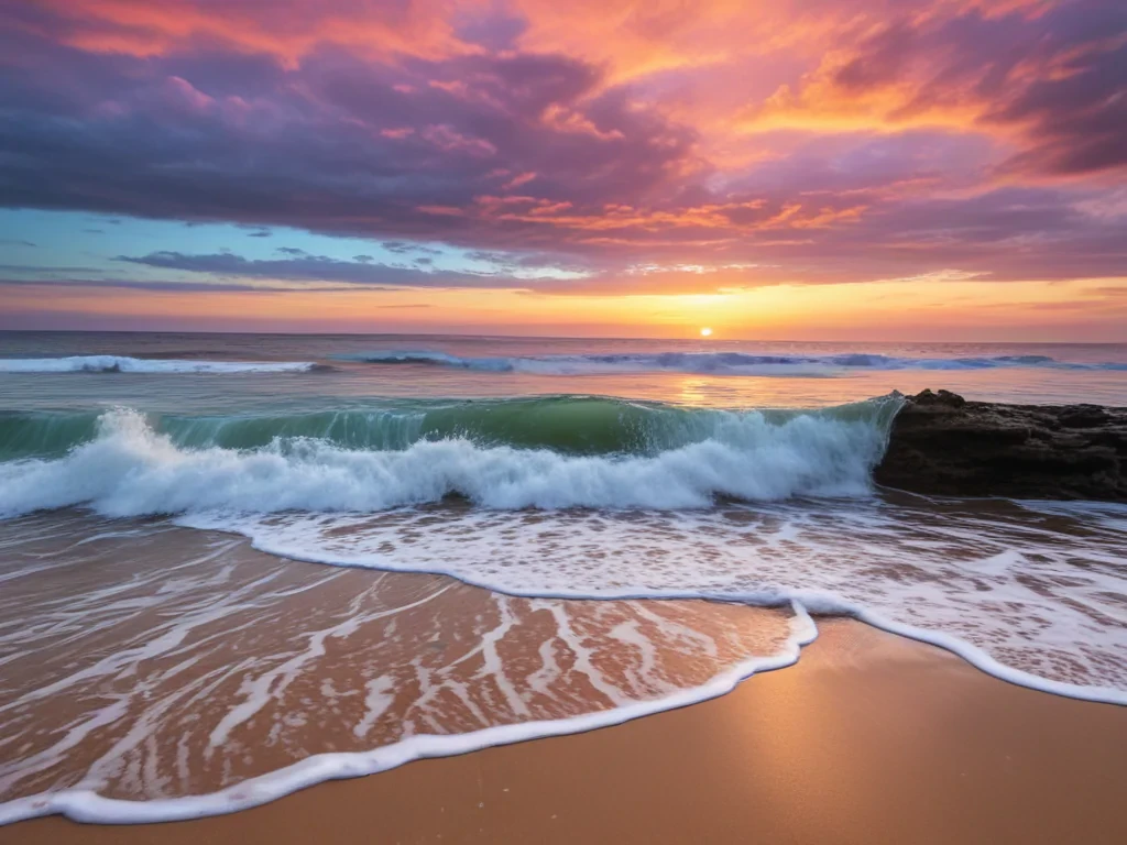 ios beach wallpaper