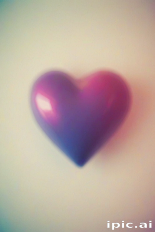 blurry heart wallpaper
