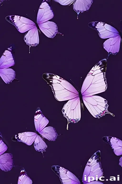 purple butterfly wallpaper aesthetic