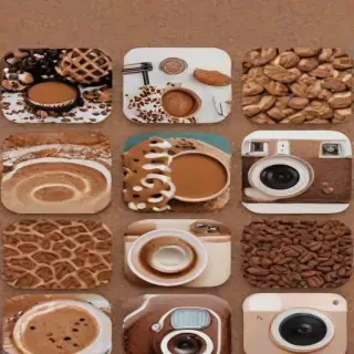 aesthetic instagram highlight covers brown