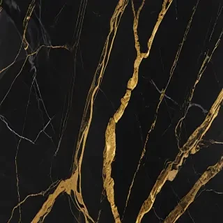 black and gold marble