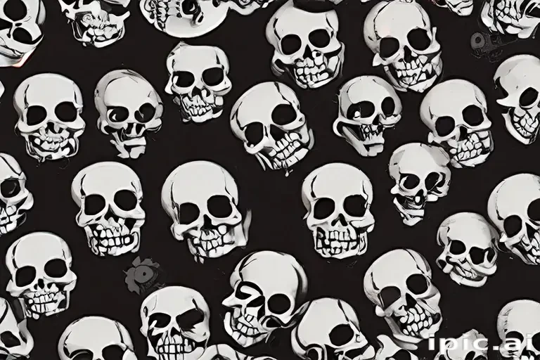 skull background