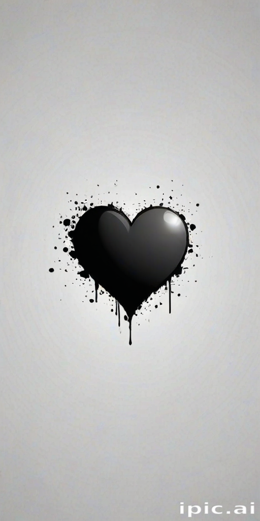 black heart background
