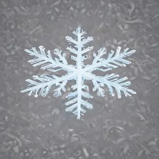 transparent background snowflake clipart