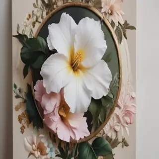 aesthetic flower painting