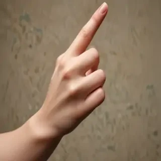 you pointing finger