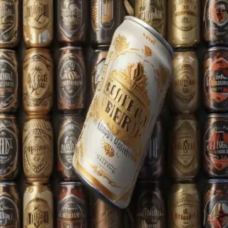 beer can mockup