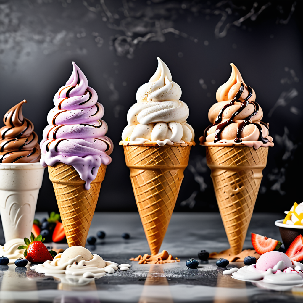 soft serve ice cream mixes