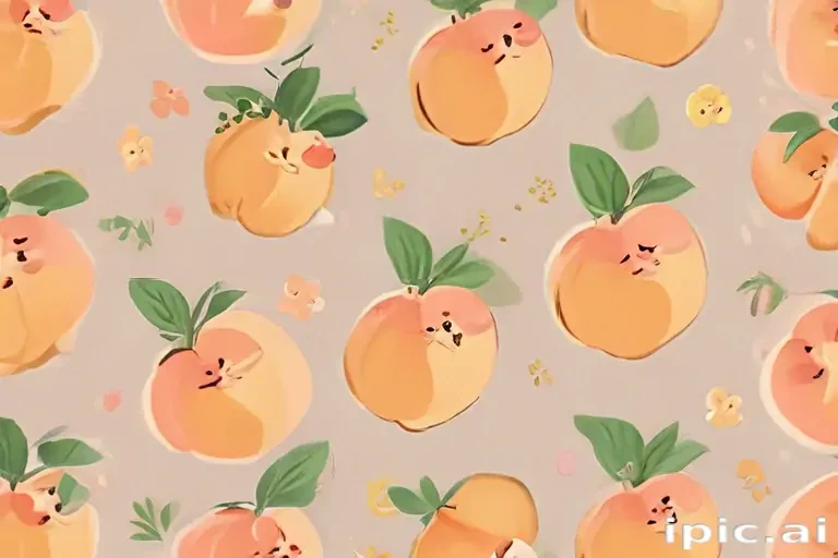 cute peach background
