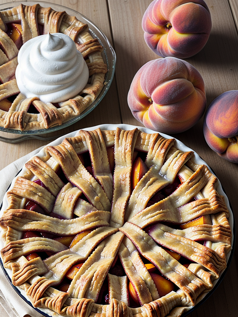 peach pie using canned peaches