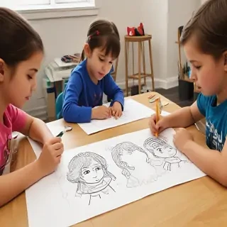 kids drawing