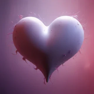 blurry heart wallpaper