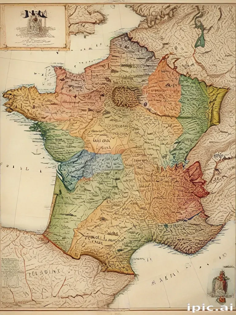 map of france