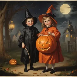public domain images halloween