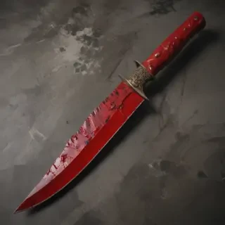 bloody knife aesthetic