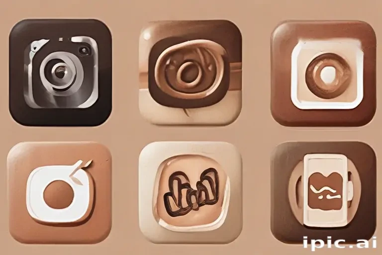 aesthetics brown instagram highlight icons
